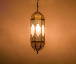 An Artisanal Masterpiece For Your Home Decor, Moroccan Lantern, Lamps, Brass Pendant Light, Handmade Ceiling Light - thumbnail 1