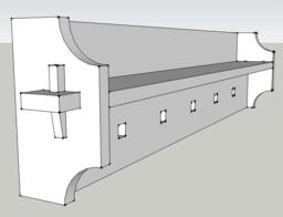 Rustic Railroad Spike Coat Rack Wall Shelf Plans - PDF Download