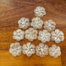 Rosettes, With Smooth Nails, Spare Parts in Murano Blown Glass - thumbnail 3