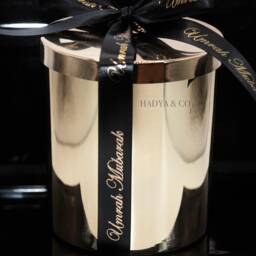 Luxury Oud Candle - Soy Wax Gift - Handmade Aromatherapy Travel Relaxation Eco-Friendly Hadya & Co - thumbnail 2