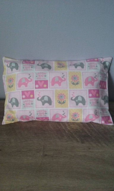 Elefant Flannel Pillowcase/ Newborn Toddler Children Kids Girl's Pillowcase - image 1
