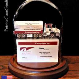 Trucks Tow Truck Or Petroleum Carrier More -Business Card Sculpture - thumbnail 3