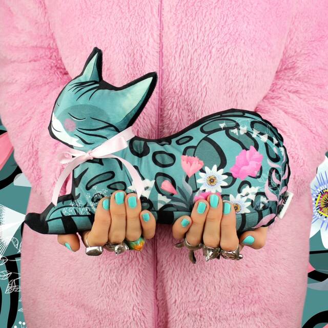 Bengal Cat - Teal Velvet Kitten - image 1