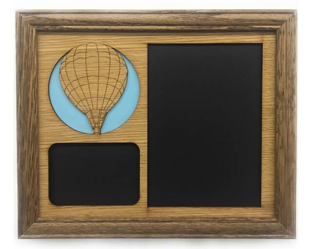 Hot Air Balloon Picture Frame - 8x10 Holds 5x7 & 3x4 Photos - image 1