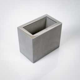 Concrete Pen Holder, Personalized Gift, Engraved Pencil Holder