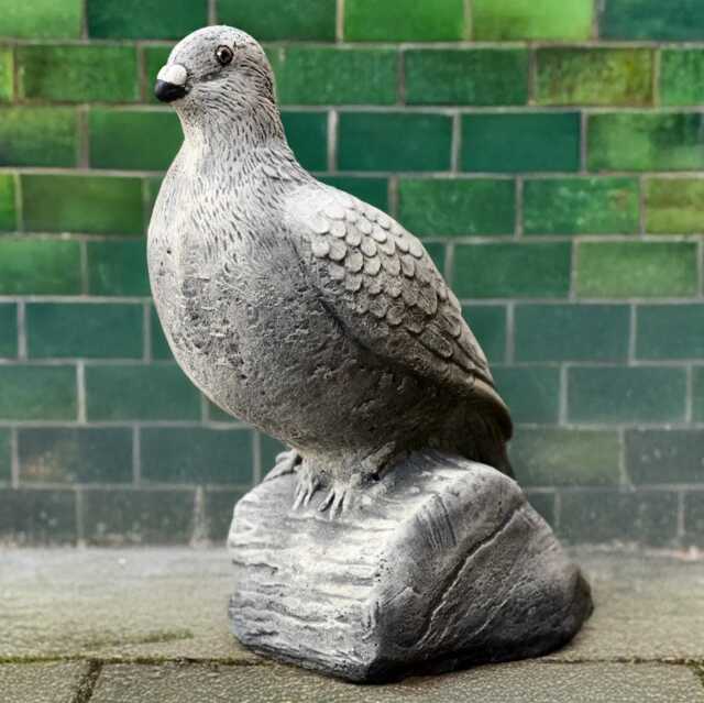 Concrete Dove Statue Stone Peaceful Bird Sculpture Handmade Figurine Outdoor Memorial Decoration Garden Pigeon Ornament Gift - image 1