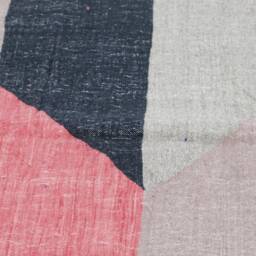 Colorful Kilim Moroccan Rug Handmade Flatweave Wool Boujad Rug - thumbnail 4