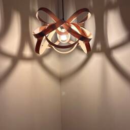 Hand Crafted Wooden Ceiling Light, Wood Pendant Lampshade, Light Shade, Handmade Lights - thumbnail 3