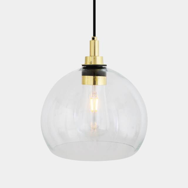 Leith Open Globe Bathroom Pendant Light 9.75'' Ip65 - image 1