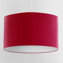 Velvet Lampshade - Cerise With White Lining, Handmade Lampshades, Table Lamp Shade, Pink - thumbnail 3