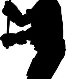 Lacrosse Wall Decal, Lax Player Silhouette Design, Sports Room Decor, Athlete Gift - thumbnail 2