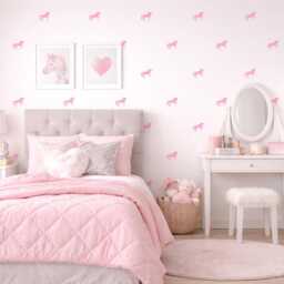 Unicorn Wall Decals Peel & Stick, 40 Stickers - Left + Right, Removable Vinyl Nursery Kids Room Bedroom Decor, 3 - thumbnail 2