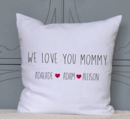 Mothers Day Pillow For Mommy From Her Children, Mom Personalized Pillow, Gift - thumbnail 1