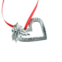 8Th Anniversary Christmas Tree Ornament - Reads Our Together - thumbnail 2