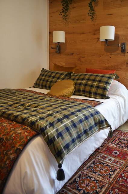 Cushion Cover 45x70 - Handmade in France Checkered Woven Cotton - image 1
