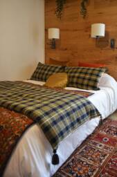 Cushion Cover 45x70 - Handmade in France Checkered Woven Cotton - thumbnail 1
