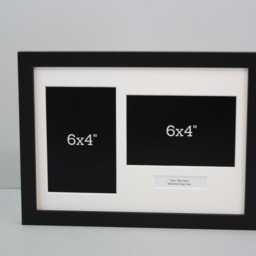 Personalised Wooden Multi Aperture Photo Frame. Holds Two 6x4 - thumbnail 3
