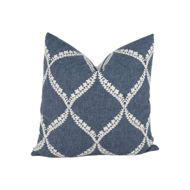 Sanderson - Dalby Indigo Stunning Designer Cushion Cover Throw Pillow Home Decor - image 1