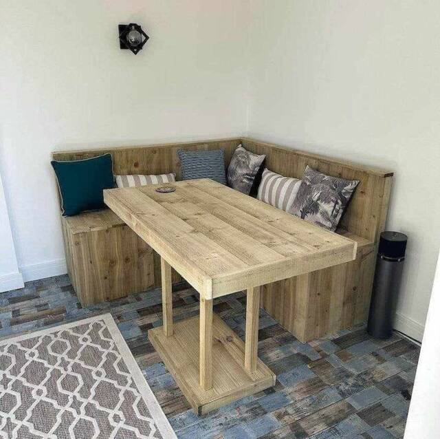 storage Bench With Dining Table Corner Booth Seating, Conservatory Seats, Kitchen Seat - image 1