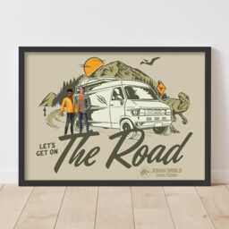 Jurassic Chaos Theory Print - The Road Wall Art - thumbnail 1