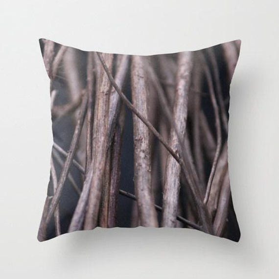 Dry Sticks Nature Pillow/Cover - Rustic Fall D??cor, Country Living Accent, Cozy Home Decoration, Autumn Charm - image 1