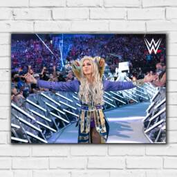 Wwe Print - Charlotte Flair Entrance Poster Wrestling Wall Art - thumbnail 2