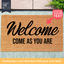 Personalized Housewarming Gift - Unique Ideas With A Custom Doormat Coir Rug New Home Cute - thumbnail 1