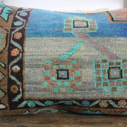 4060cm - 1624In Handwoven Vintage Carpet Cover - Unique Pillow Covers - thumbnail 2