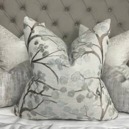 Voyage Maison Fabric, Topola Duck Egg/Decorative Cushion Cover, Pillow Cover For Sofa, Bed, Window, Chair, Living Room& Made in UK - thumbnail 2