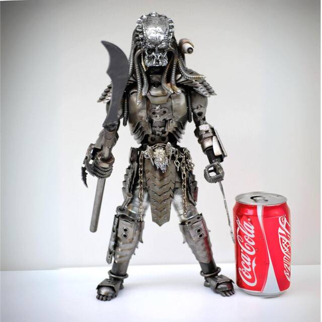 One-Of-A-Kind-Gift, Predator Metal Sculpture - A1, B, One Of A Kind Anniversary Gifts For Him, Wow Welding Sculptures, Gift For Father Day - image 1