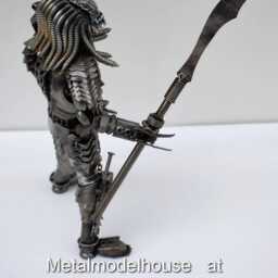 One-Of-A-Kind-Gift, Predator Metal Sculpture - A1, B, One Of A Kind Anniversary Gifts For Him, Wow Welding Sculptures, Gift For Father Day - thumbnail 4