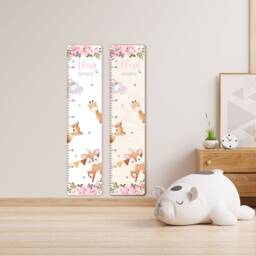 Personalized Wooden Growth Chart 65-150 cm, Personalized With Name & Motif, Measuring Stick, Christening Gift, Children's Room, Birthday - thumbnail 2