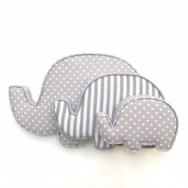 Fabric Animals For Nursery, Car, Elephant, Hearts, Butterflies, Nursery Room Decor, Baby Shower Gift, Christening, New Baby Gift - image 1