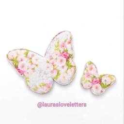 Fabric Animals For Nursery, Car, Elephant, Hearts, Butterflies, Nursery Room Decor, Baby Shower Gift, Christening, New Baby Gift - thumbnail 3