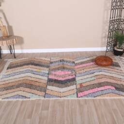 Authentic Boujaad Rug, Soft Moroccan Rug 5x8 Ft - thumbnail 2