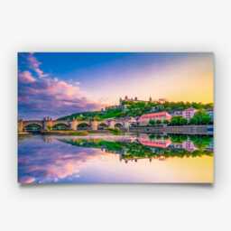 W??rzburg Germany Print - River Photography Wall Art European Travel Decor - thumbnail 3