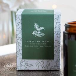 Personalised Christmas Candle - Thoughtful, Unique, Gift - thumbnail 3