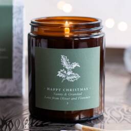 Personalised Christmas Candle - Thoughtful, Unique, Gift - thumbnail 1