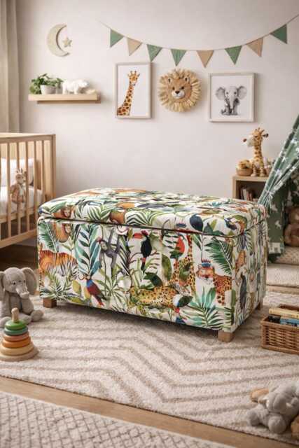 Jungle Print Children's Blanket Box - image 1
