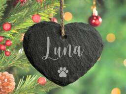 Personalised Christmas Dog Decoration, Best Holiday Gifts, Cat Hanging Tree Decoration - thumbnail 1