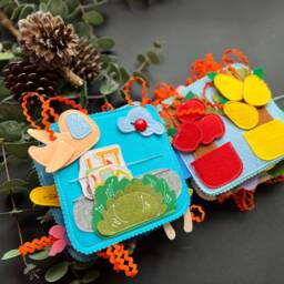Busy Felt Book, Quite Book, Personalised Gift For Boy, Felt Books, Educational Toys, First Book, Busy Book, Felt Toy, Quiet Book - thumbnail 3