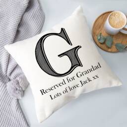Reserved For Grandad Cushion - Grandpa Gift - thumbnail 2