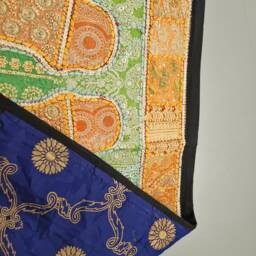 Large Patchwork Elephant Wall Hanging 100x150cm - thumbnail 4