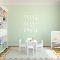 Number Chart - Wall Decal Custom Vinyl Art Stickers For Homes, Kitchen, Remodelers, & Interior Designers - thumbnail 2