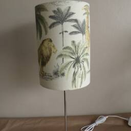Longleat Fabric Acacia Tall Thin Lampshade With Or Without Stick Table Lamp 60cm - thumbnail 3