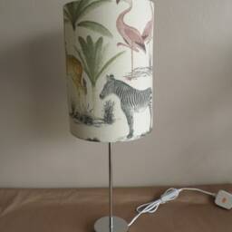 Longleat Fabric Acacia Tall Thin Lampshade With Or Without Stick Table Lamp 60cm - thumbnail 4