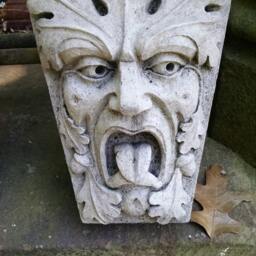 Green Man, Mouth Of Truth, Keystone Leaf Face, Greenman, Garden Art, Renaissance Element, Medieval Sculpture, Gothic New York, Chalifour - thumbnail 3