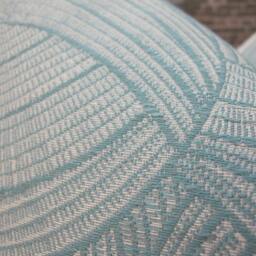 Designer Pillow Cover, Lumbar 12 X16, Df Aegean, Light Aqua Blue - thumbnail 2