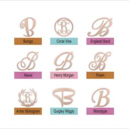 Large Wooden Letter B, Decorative Wall Initial - Bedroom Or Party Decor - thumbnail 2