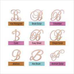 Large Wooden Letter B, Decorative Wall Initial - Bedroom Or Party Decor - thumbnail 1